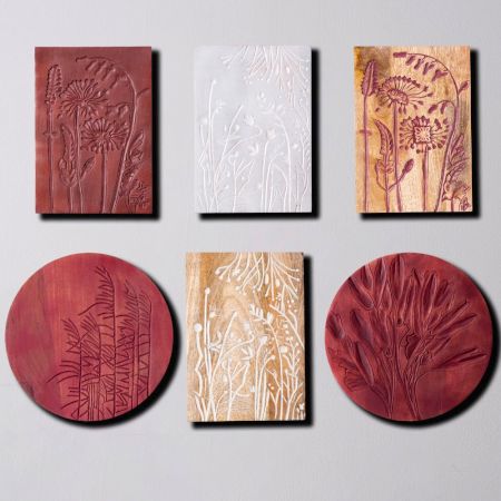 Timeless Rustic Wall Plate Set of 6
